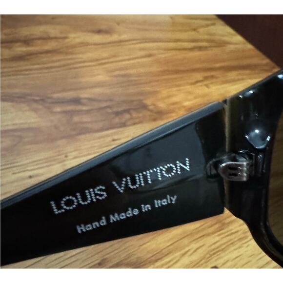 LOUIS VUITTON Mahina Z0210W Brown Monogram Large Wrap Square Sunglasses Y2K - Picture 7 of 10